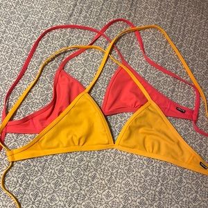 NWOT Set of Jolyn Bikini Tops